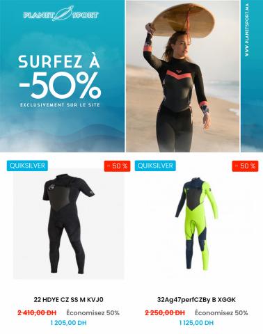 Promos de Sport | Surfez à -50% sur Planet Sport | 01/04/2022 - 22/05/2022