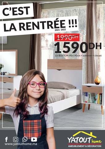 Promos de Maison et Bricolage à Fès | Catalogue Rentree Scolaire 2021-2022 sur Yatout | 01/09/2021 - 31/12/2022