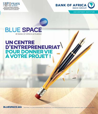 Promos de Banques à Dar Bouazza | Le guide BLUE SPACE BY FSJESAC sur BMCE Bank | 09/02/2022 - 31/12/2022