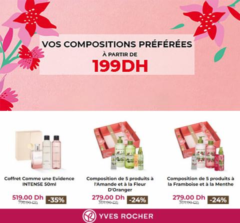Promos de Parfumeries et Beauté | Vos compositions préférées à partir de 199Dh sur Yves Rocher | 17/05/2022 - 31/05/2022
