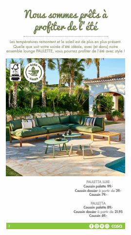 Catalogue Casa à Casablanca | Collection de jardin 2022 | 28/03/2022 - 30/09/2022