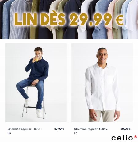 Catalogue Celio | Lin dès 29,99 € | 04/05/2022 - 19/05/2022