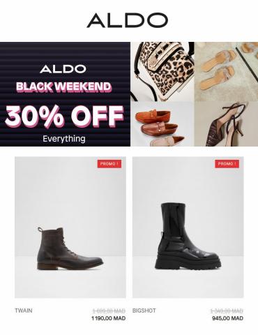 Promos de Vetêments, chaussures et accessoires | Black friday offer sur Aldo | 25/11/2022 - 28/11/2022