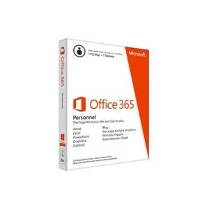 Logiciel MICROSOFT /Office 365 Personnel /1an /Pour :PC - Mac - tablette offre à 708 Dh sur Bestmark
