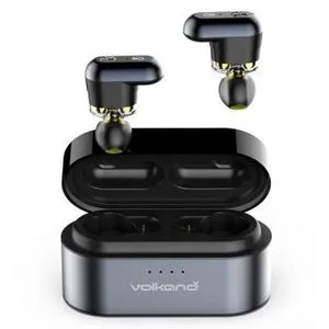 Ecouteurs Volkano TWS Unplugged Series Double Pilote /Noir /Bluetooth /500 mAh offre à 1 Dh sur Bestmark
