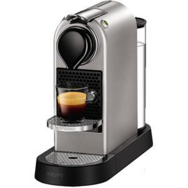 Machine à café CITIZ Expresso à capsule (c112-eu-si-ne) - NESPRESSO offre à 2,35 Dh