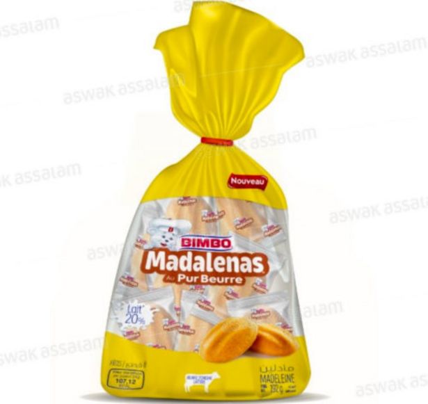 MADELEINES PUR BEURRE 192G BIMBO offre à 13,95 Dh