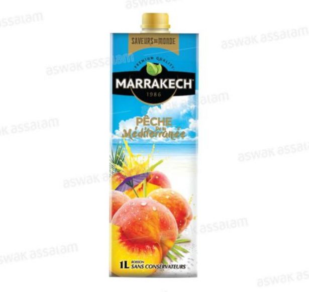 JUS DE FRUITS PECHE DE LA MEDITERRANEE 1L MARRAKECH offre à 9,95 Dh