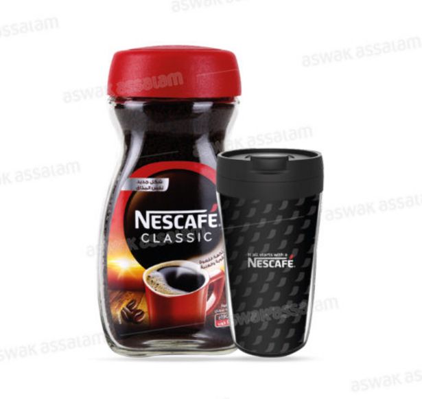 CAFE SOLUBLE CLASSIC 190G NESCAFE (MUG GRATUIT) offre à 59,5 Dh