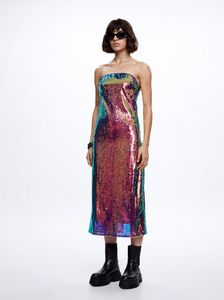 Robe Midi Pailletée, Multicolore offre à 599 Dh sur Parfois