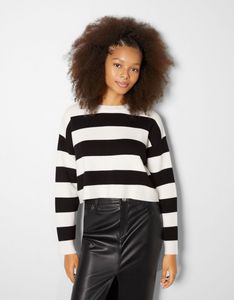 Pull maille col rond offre à 399 Dh sur Bershka