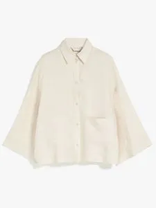 Linen fabric shirt offre à 179 Dh sur MaxMara