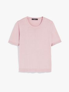 Silk-blend T-shirt offre à 135 Dh sur MaxMara