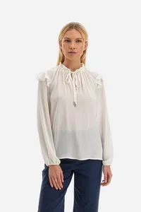 Chemise à manches longues pour femmes en tissu uni et georgette Spring Weekend - Ville offre à 139 Dh sur La Martina