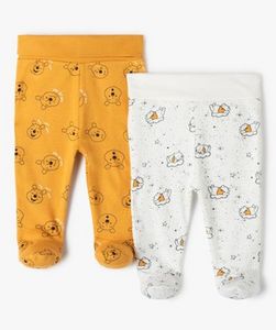Pantalon bébé en maille souple imprimée Winnie avec pieds - Disney (lot de 2) vue1 - DISNEY DTR - GEMO offre à 6,49 Dh sur GÉMO