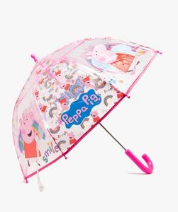 Parapluie enfant transparent imprimé - Peppa Pig vue1 - DIVERS LICENCE - GEMO offre à 4,99 Dh sur GÉMO
