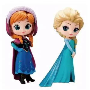 Disney – Pack 2 Figurines Q Posket Anna & Elsa offre à 669 Dh sur Virgin Megastore