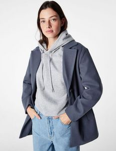 Manteau bleu gris offre à 27,99 Dh sur Jennyfer