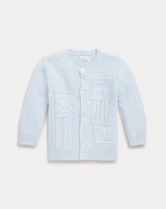 Contrast-Knit Cotton Cardigan offre à 11180 Dh sur Ralph Lauren