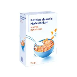 Céréales pétales de maïs Carrefour offre à 31,95 Dh sur Carrefour