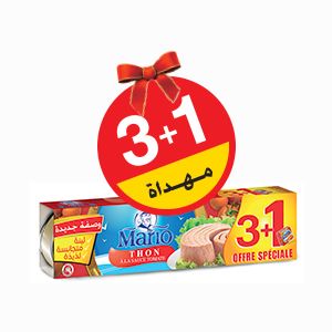 Pack de 4 thon Mario offre à 26,95 Dh sur Carrefour Market