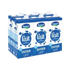 Pack de lait UHT Jaouda offre à 56,95 Dh sur Carrefour Market