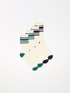 Pack Of 2 Pairs Of Striped Socks offre à 99 Dh sur Lefties