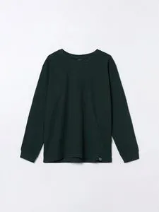 Textured T-Shirt With Long Sleeves offre à 149 Dh sur Lefties