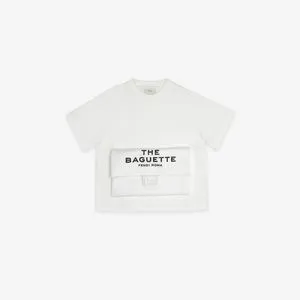 T-shirt Fendi by Marc Jacobs en maille blanche offre à 550 Dh sur FENDI