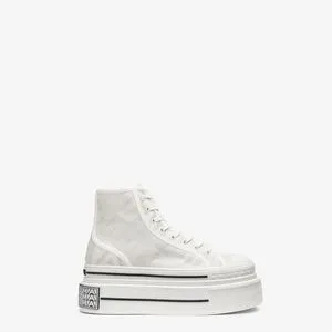 Chaussures montantes Fendi by Marc Jacobs en toile blanche offre à 750 Dh sur FENDI