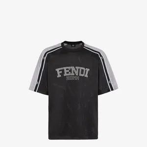 T-shirt en maille technique grise offre à 640 Dh sur FENDI