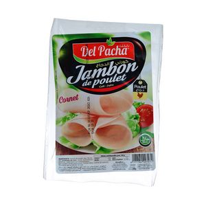 Jambon de poulet cornet 80g - DEL PACHA offre à 17 Dh sur Marjane