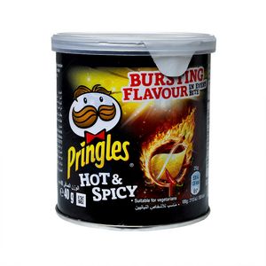 Chips en tuiles saveur hot  spicy 40g - PRINGLES offre à 11,4 Dh sur Marjane Market