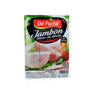Jambon blanc de dinde light en tranches 80g - DEL PACHA offre à 17,5 Dh sur Marjane Market