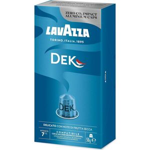Capsules de café aluminium Dek décafeiné x10 unités - LAVAZZA offre à 52,95 Dh sur Marjane Market